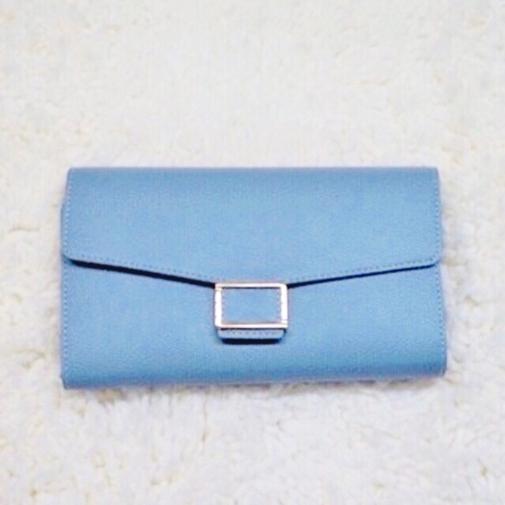 PINK HALEY SILK ELEGANT WOMEN’S WALLET IN BLUE